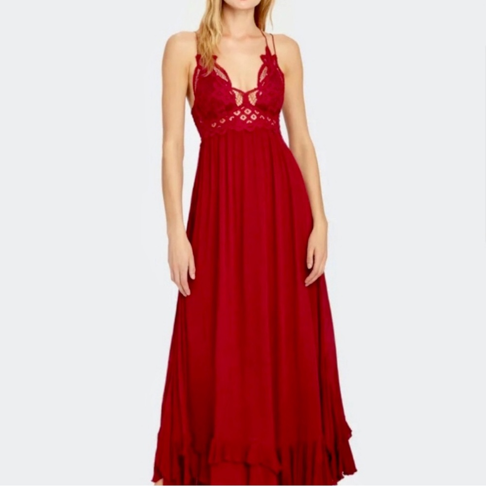 NWT! FREE PEOPLE Adele Maxi Dress .